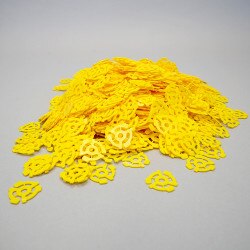 Bulk packed 45rpm Record Yellow Pla